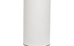 Cylinder Lampskärmar-Hallbergs Carolin Cylinder Lampskärm Hög Ø25cm Vit, Svart Band