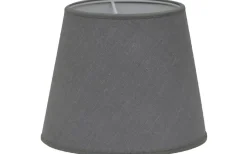 Enfärgade Runda Lampskärmar-Hallbergs Carolin Lampskärm Ø42cm Grå