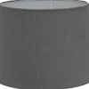 Enfärgade Runda Lampskärmar < Hallbergs Carolin Lampskärm Ø40cm Grå