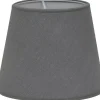 Enfärgade Runda Lampskärmar-Hallbergs Carolin Lampskärm Ø17cm Grå