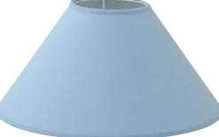 Enfärgade Runda Lampskärmar < Hallbergs Carolin Lampskärm Ø40cm Ljusblå