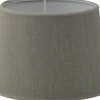 Enfärgade Runda Lampskärmar-Hallbergs Carolin Lampskärm Ø40cm Natur
