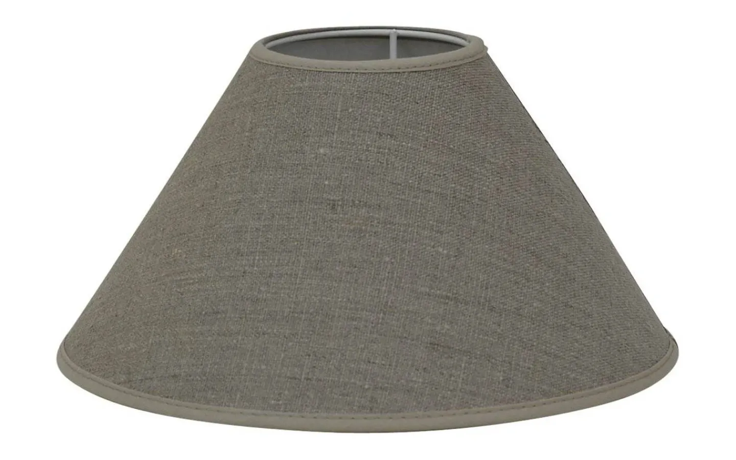 Enfärgade Runda Lampskärmar < Hallbergs Carolin Lampskärm Ø45cm Natur
