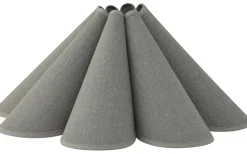 Enfärgade Runda Lampskärmar < Hallbergs Carolin Lampskärm Ø27cm Natur
