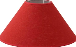 Enfärgade Runda Lampskärmar < Hallbergs Carolin Lampskärm Ø45cm Röd