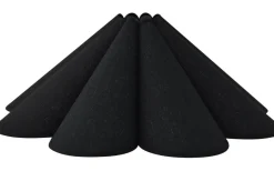 Enfärgade Runda Lampskärmar < Hallbergs Carolin Lampskärm Ø42cm Svart