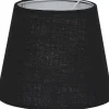 Enfärgade Runda Lampskärmar < Hallbergs Carolin Lampskärm Ø25cm Svart