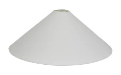 Enfärgade Runda Lampskärmar-Hallbergs Carolin Lampskärm Ø40cm Vit