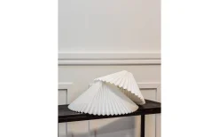 Plisserade Lampskärmar-Hallbergs Carolin Lampskärm Ø50cm Vit