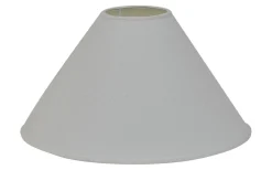 Enfärgade Runda Lampskärmar-Hallbergs Carolin Lampskärm Ø45cm Vit