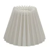 Plisserade Lampskärmar-Hallbergs Carolin Lampskärm Ø22cm Vit