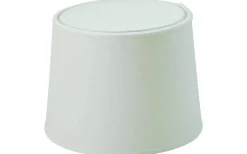 Enfärgade Runda Lampskärmar < Hallbergs Carolin Lampskärm med Lock Ø20cm Vit