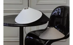 Enfärgade Runda Lampskärmar < Hallbergs Carolin Låg Lampskärm Ø35cm Natur