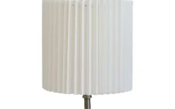 Plisserade Lampskärmar|Cylinder Lampskärmar < Hallbergs Carolin Plisserad Cylinder Lampskärm Ø35cm Vit