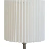 Plisserade Lampskärmar|Cylinder Lampskärmar < Hallbergs Carolin Plisserad Cylinder Lampskärm Ø25cm Vit