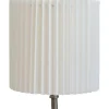 Plisserade Lampskärmar|Cylinder Lampskärmar-Hallbergs Carolin Plisserad Cylinder Lampskärm Hög Ø26cm Vit
