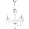 Kristallkronor < Eglo Carpento Kristallkrona 2-Arm 54cm Vit