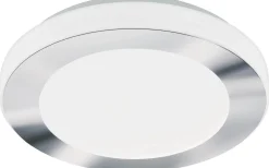 Badrumslampor Tak-Eglo Carpi Plafond 30cm LED 3000K 11W Krom IP44