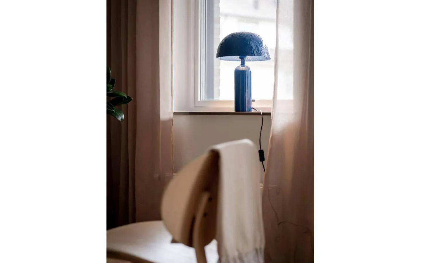 Lampfötter-PR Home Carter Lampfot 35cm Blå