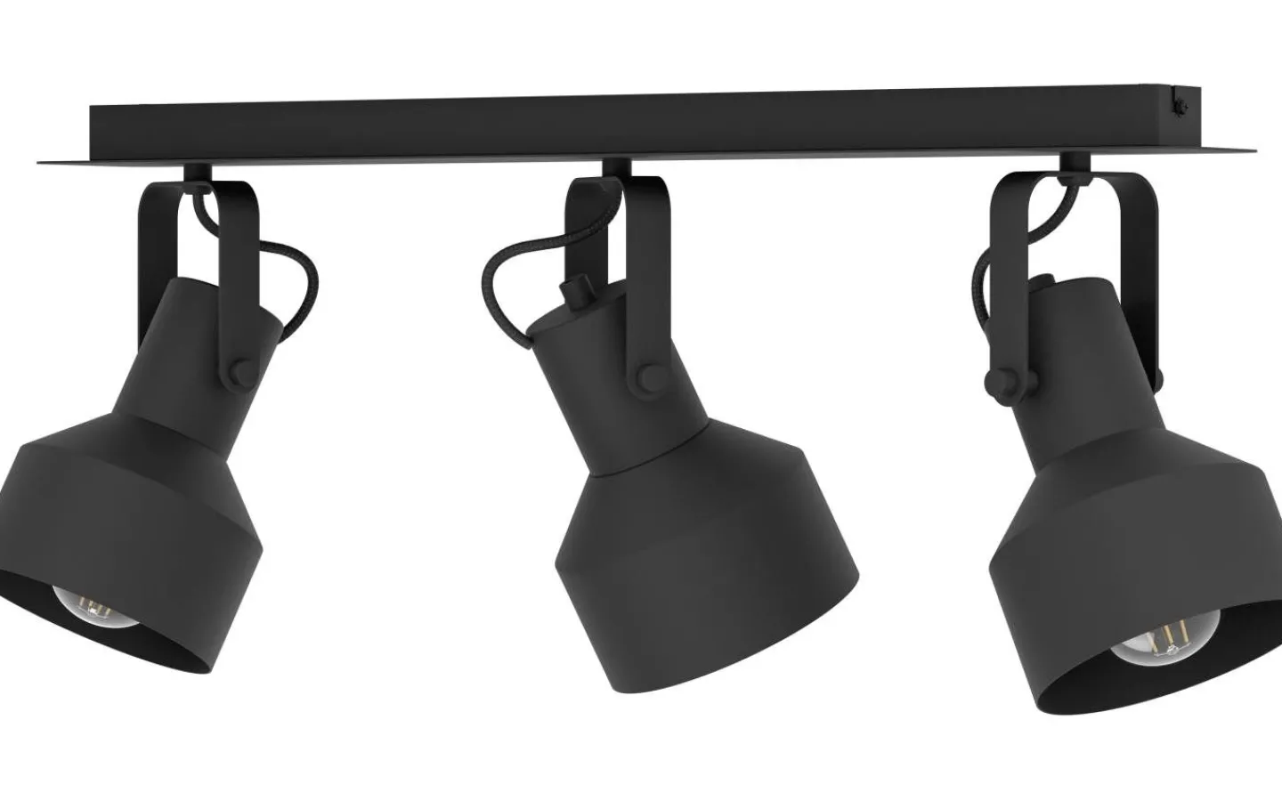 Plafonder < Eglo Casibare Plafond 57,5cm Svart