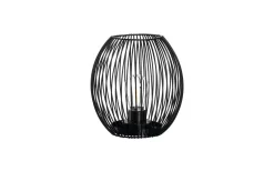 Uppladdningsbara Lampor Inomhus < Leonardo Casolare Lanterna 18 cm Svart med LED