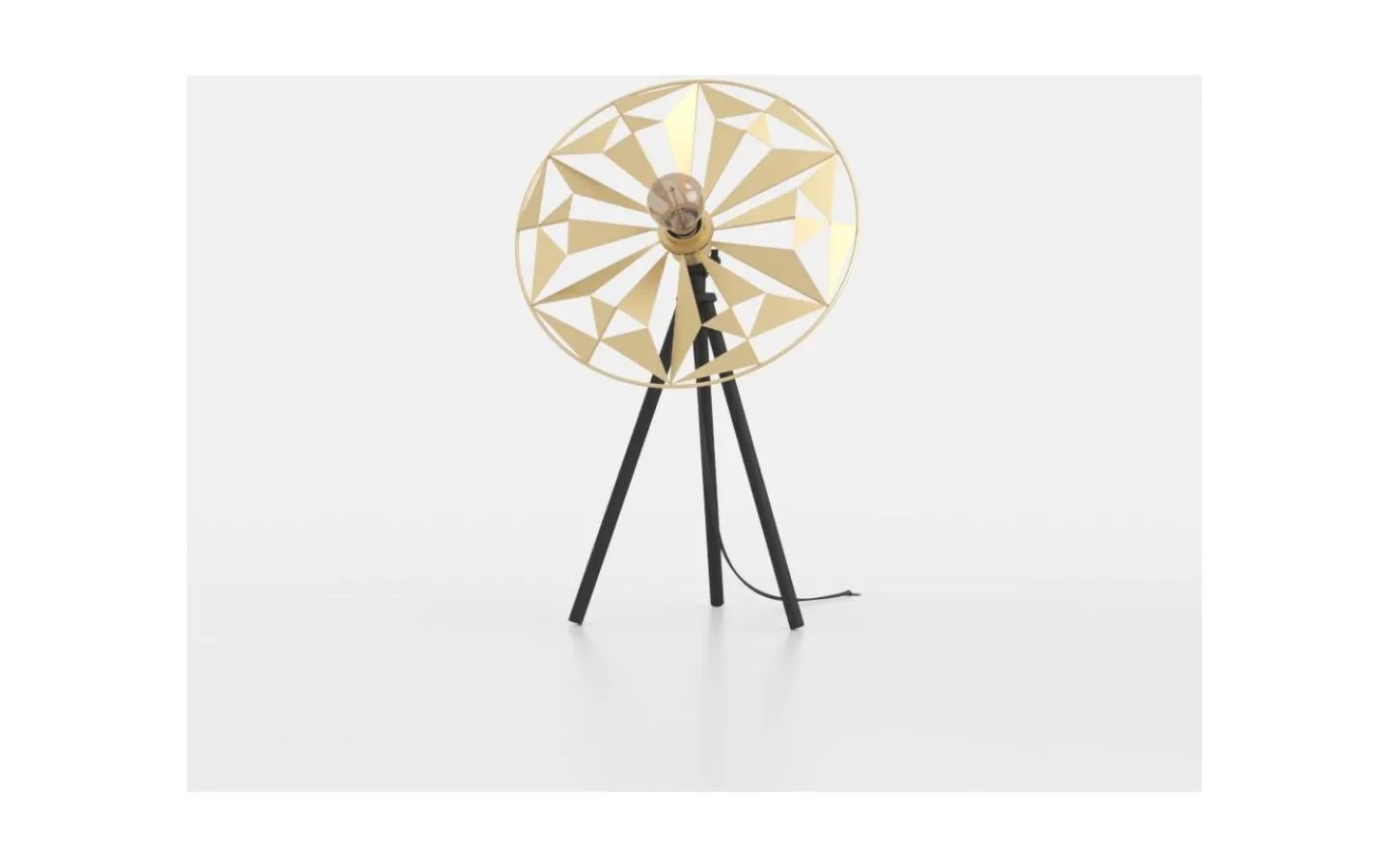 Bordslampor-Eglo Castanuelo Bordslampa 58cm Guld