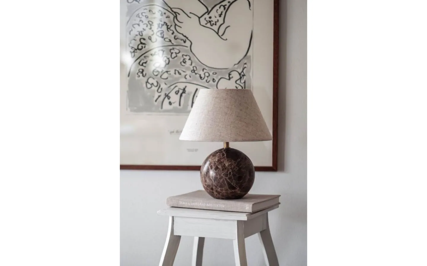 Bordslampor < Globen Lighting Castello Bordslampa 28cm Brun
