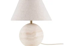 Bordslampor < Globen Lighting Castello Bordslampa 28cm Travertin