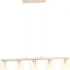 Avlånga Taklampor-Eglo Castralvo Taklampa 121cm 5L Trä/Amber