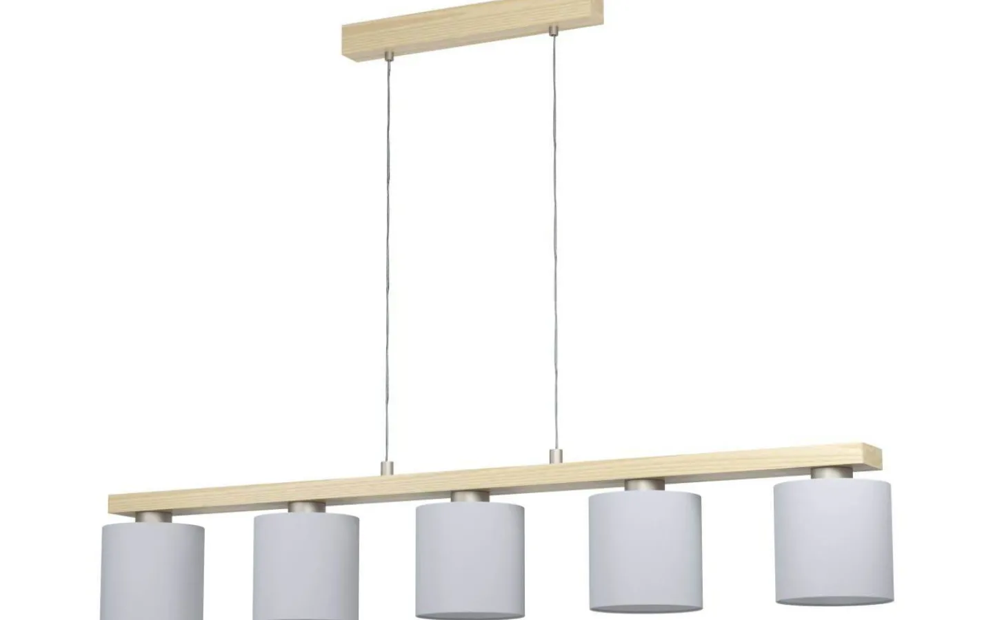 Avlånga Taklampor < Eglo Castralvo Taklampa 121cm 5L Trä/Vit