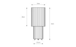 Bordslampor-Markslojd Catis Bordslampa 45cm Vit