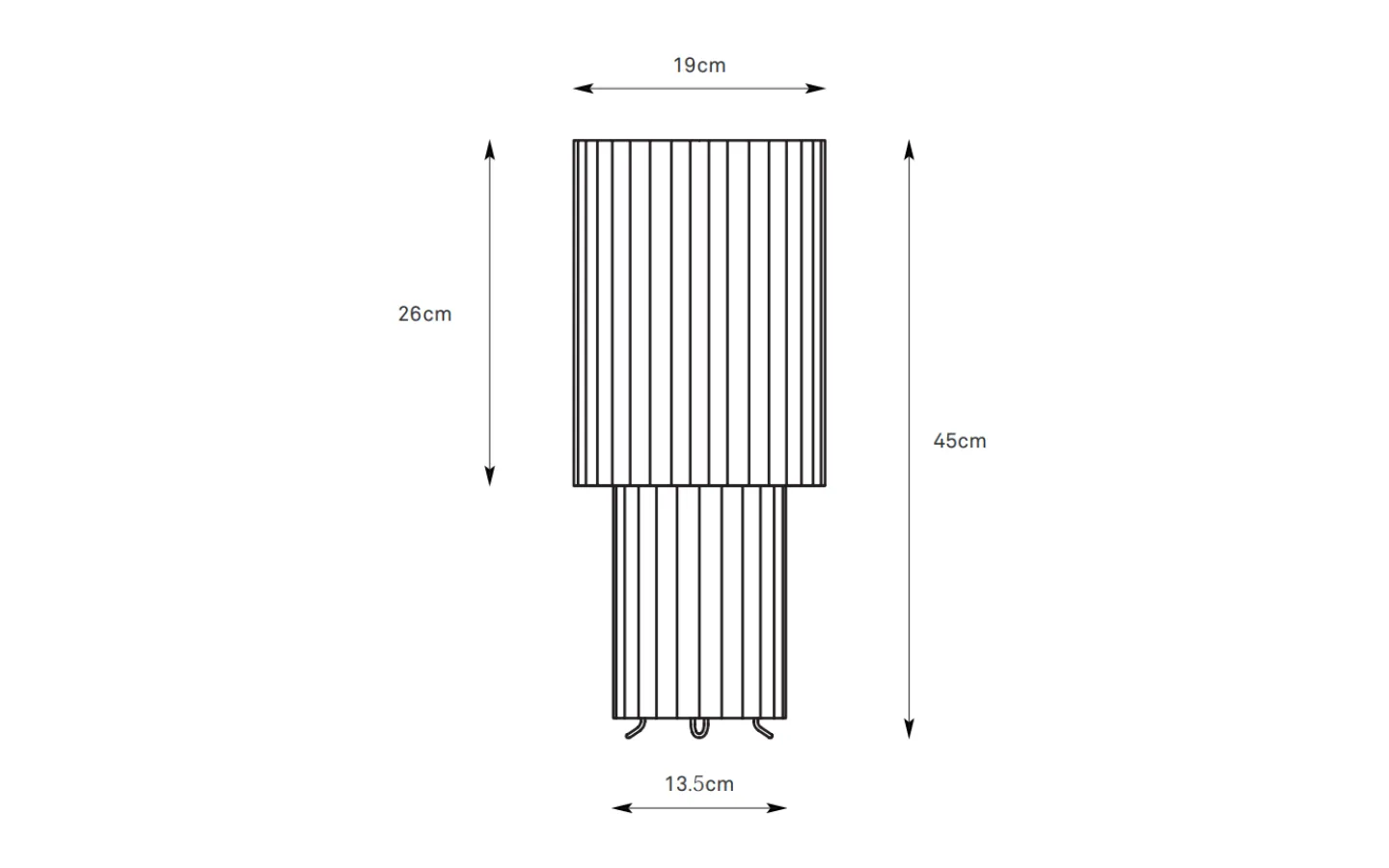 Bordslampor-Markslojd Catis Bordslampa 45cm Vit