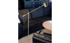 Vardagsrum|Golvläslampor < Belid Cato Golvlampa 134cm LED GU4 Dimbar Mässing