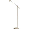 Golvläslampor|Vardagsrum < Belid Cato Golvlampa 134cm LED GU4 Dimbar Nougat/Mässing