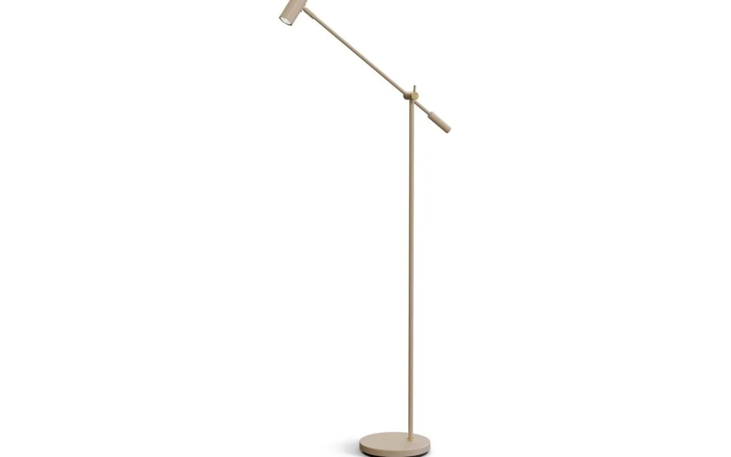 Golvläslampor|Vardagsrum < Belid Cato Golvlampa 134cm LED GU4 Dimbar Nougat/Mässing
