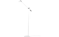 Vardagsrum|Golvläslampor < Belid Cato Golvlampa 134cm LED GU4 Dimbar Vit/Krom