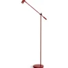 Vardagsrum|Golvläslampor-Belid Cato Golvlampa 134cm LED GU4 Dimbar Vinröd/Mattsvart