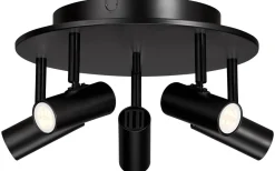 Hall & Trappa|Runda Takspotlights-Belid Cato Takspotlight 29cm LED 5x3W Mattsvart