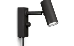 Sovrum|Läslampor-Belid Cato Vägglampa LED GU4 Mattsvart