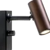 Sovrum|Läslampor-Belid Cato Vägglampa LED GU4 Oxid/Svart