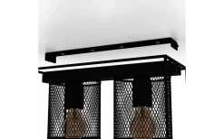 Plafonder < Eglo Catterick Plafond 35cm Svart