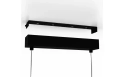 Avlånga Taklampor-Eglo Catterick Taklampa 91cm Svart