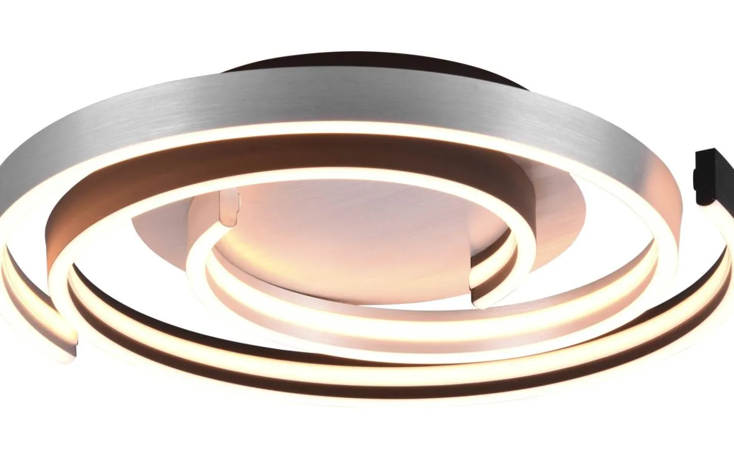Plafonder-Trio Lighting Caya Plafond LED i borstad aluminium