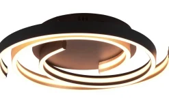 Plafonder-Trio Lighting Caya Plafond LED matt mässing