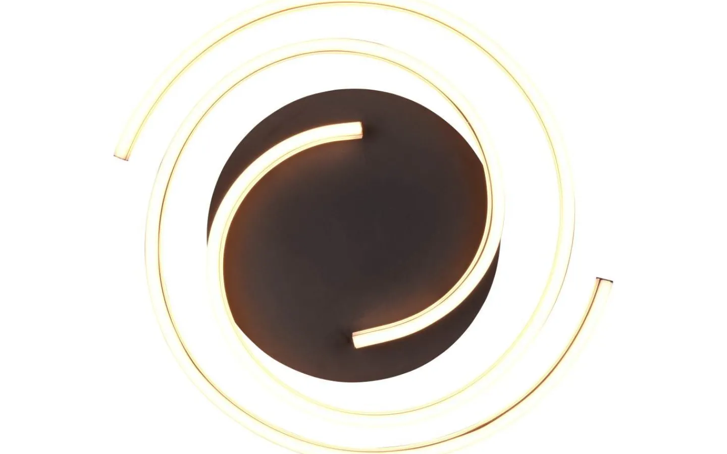 Plafonder-Trio Lighting Caya Plafond LED matt mässing