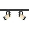 Avlånga Takspotlights|Takspot Med Minst 4 Lampor-Eglo Cayuca Takspotlight 58cm GU10 LED 3000K 4x3W Svart
