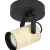 Takspot Med 1 Lampa < Eglo Cayuca Takspotlight 11cm GU10 LED 3000K 3W Svart
