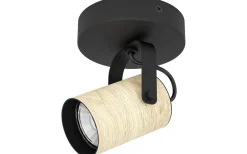 Takspot Med 1 Lampa < Eglo Cayuca Takspotlight 11cm GU10 LED 3000K 3W Svart