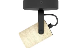 Takspot Med 1 Lampa < Eglo Cayuca Takspotlight 11cm GU10 LED 3000K 3W Svart