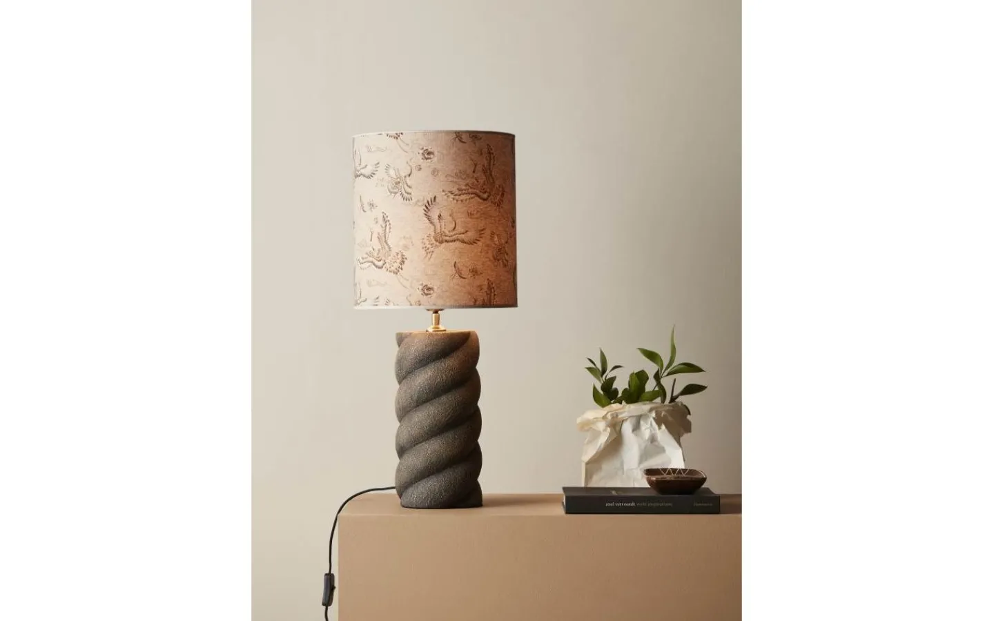 Cylinder Lampskärmar-PR Home Celyn Lampskärm Cylinder Ø30cm Heron Beige